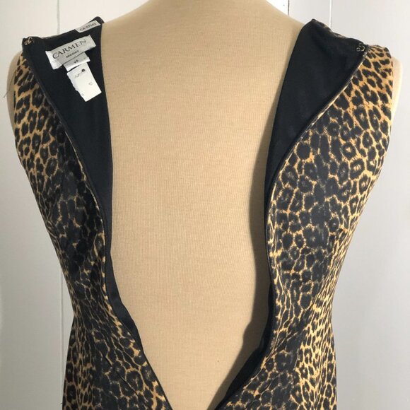 Womens Leopard Print Dress. NEW with tag. Size XS, Extra Small - Picture 5 of 8